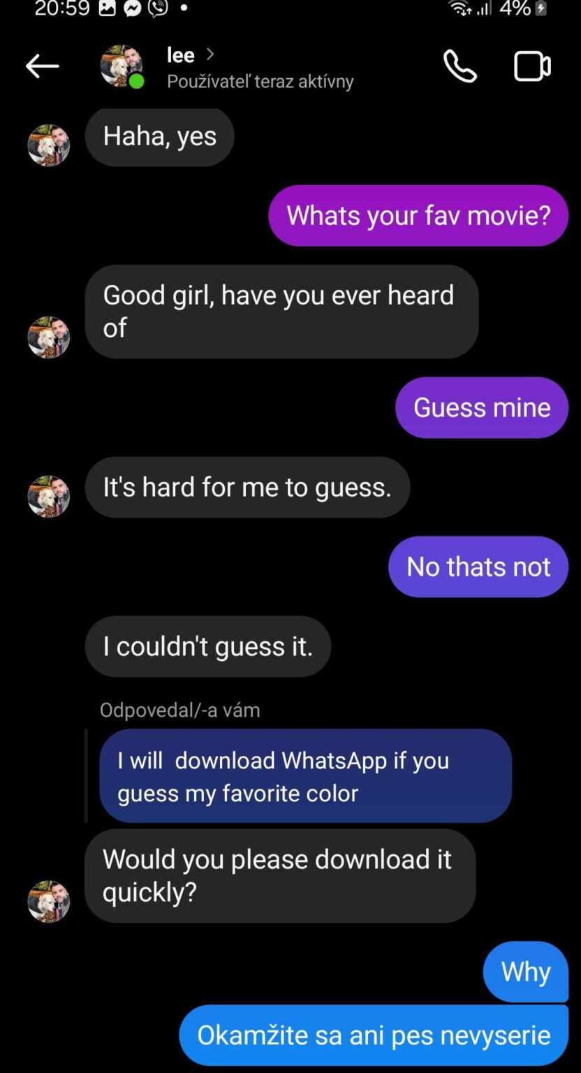 チャットSO SCAMMEROM😃
