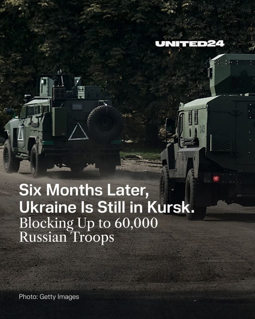6か月後：ウクライナはクルスクで最大60,000人のロシア軍をブロックしています