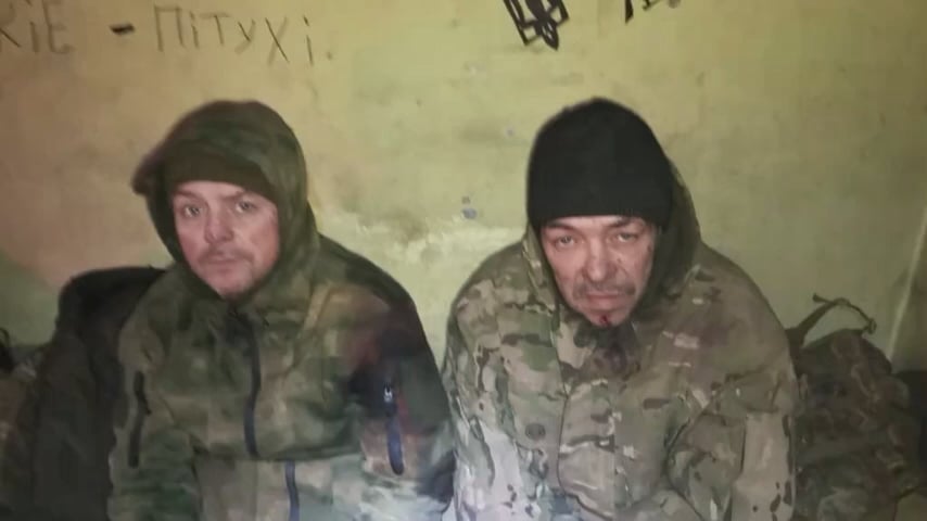 2つのロシア人捕虜がVovchanskの近くで捕らえられました