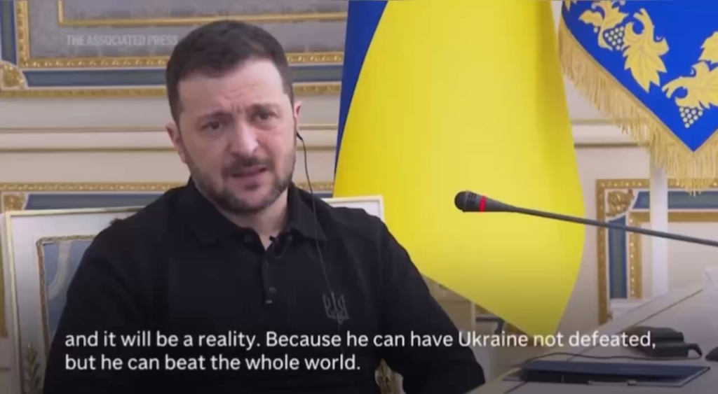ウクライナなしでの戦争に関する米国とロシアの話は「非常に危険」です - ゼレンスキーインタビューで