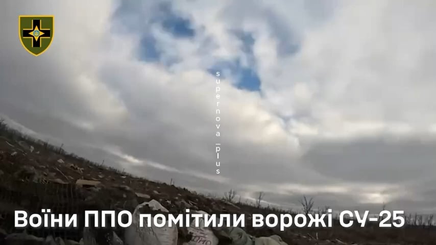 マンパッドでロシアのSU-25を撃downしたウクライナ兵のPOV