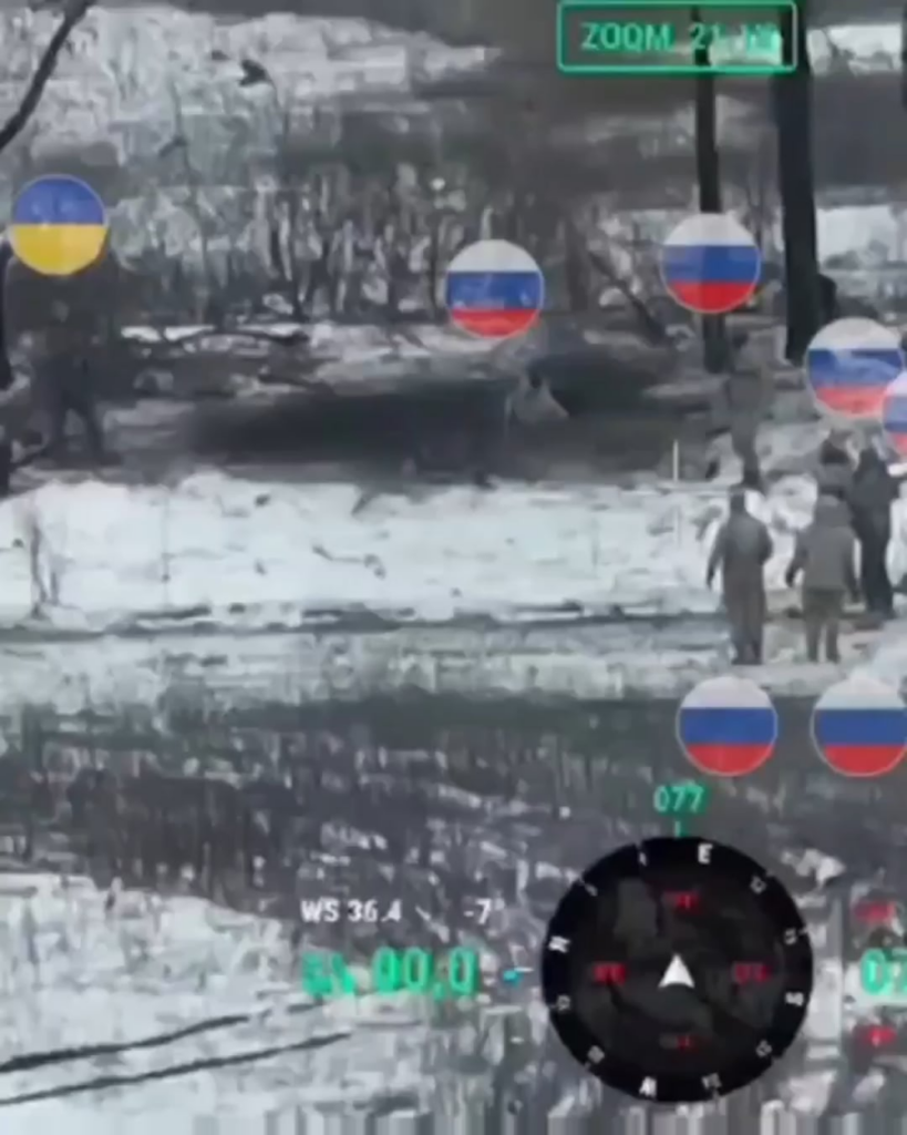 第4回急速な反応旅団「Rubizh」の1人のウクライナ人兵士が敵のダッグアウトを襲撃し、6人のロシア兵を捕らえました。 siversk方向。 2025年2月