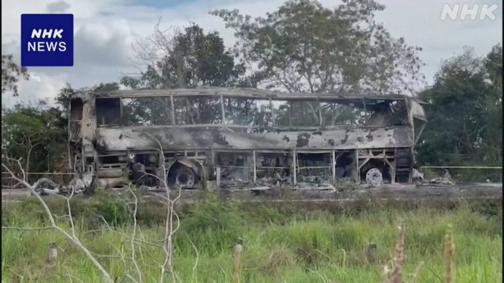 メキシコ バスとトラックが衝突 41人死亡 ロイター通信