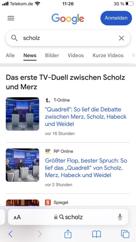 フィンランドにニュースタブはありますか？