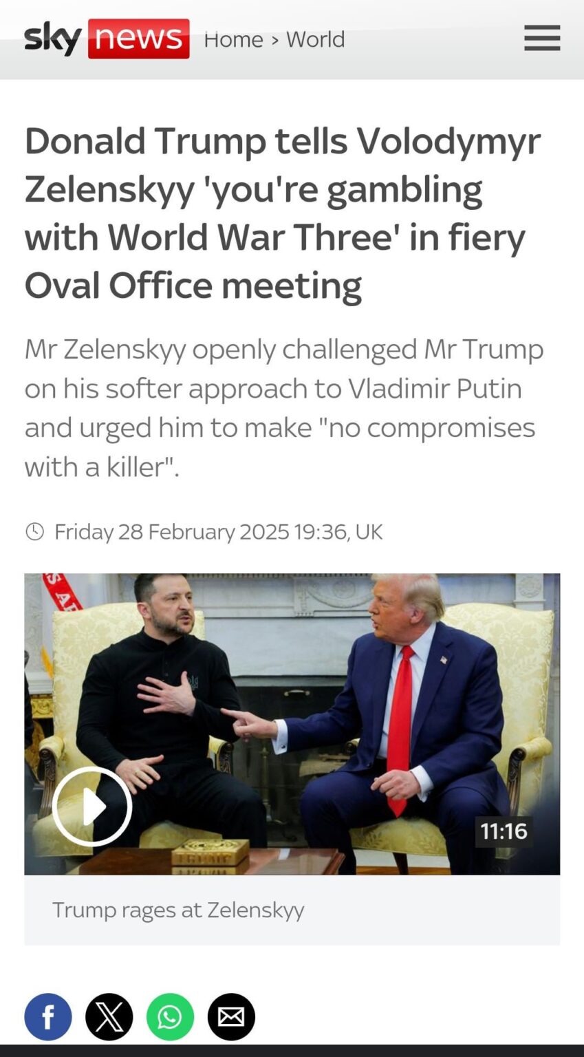 ドナルド・タスクは数年前にドナルド・トランプに言った：「私たちがそのような友人がいるとき、私たちにとって敵は何だ」。今、私たちはそれをライブにしています。