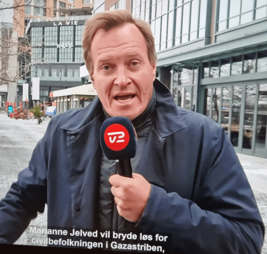 マリアンヌは、ガザ地区の民間人人口について何をしますか？ TV2ニュース