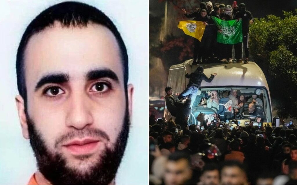 致命的な爆撃の背後にあるテロリストは、ガザ取引の下での釈放後1週間後に彼の死に陥ります