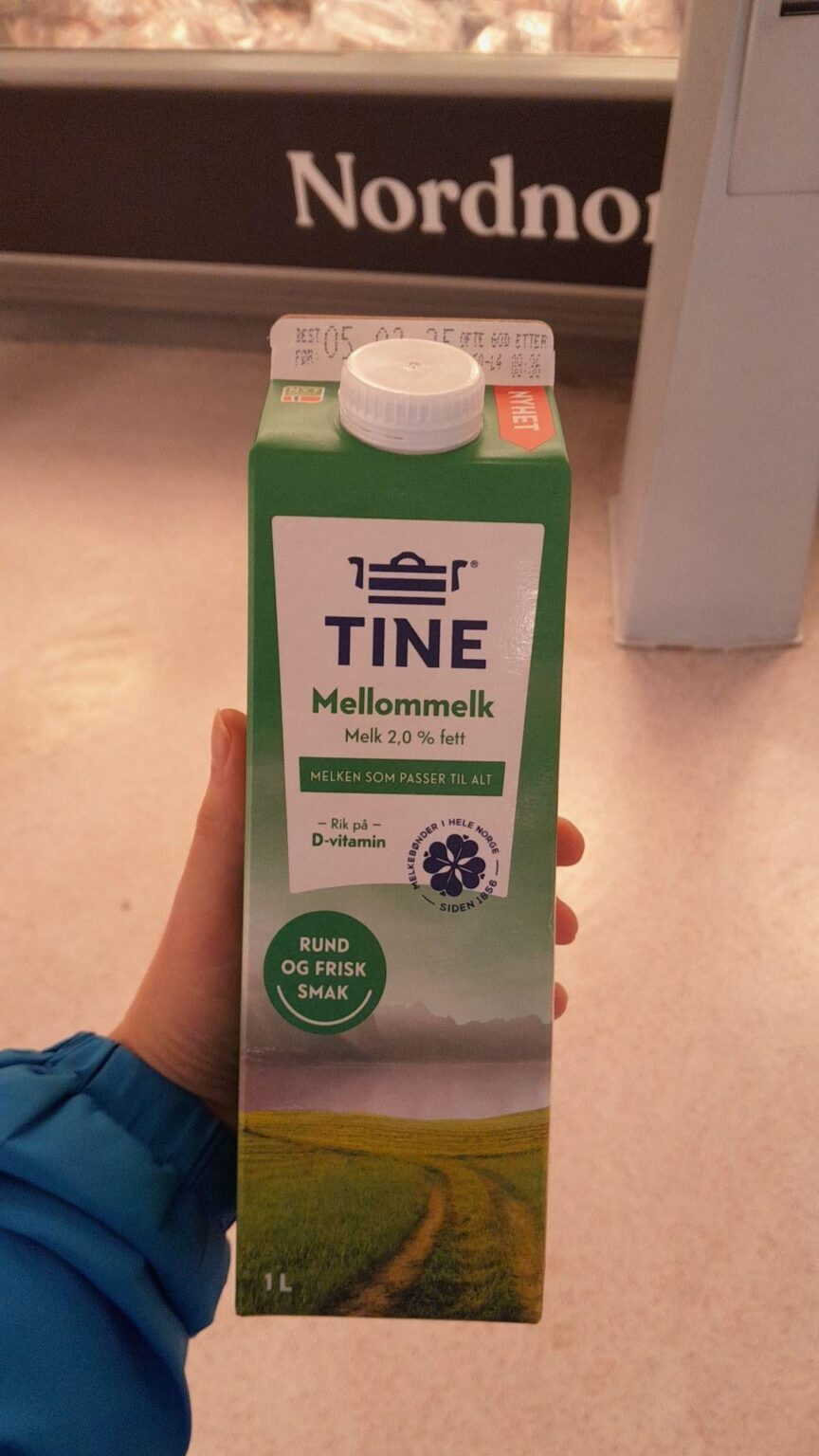 こんにちは、スウェーデン！今、私たちはノルウェーで中乳を持っています
