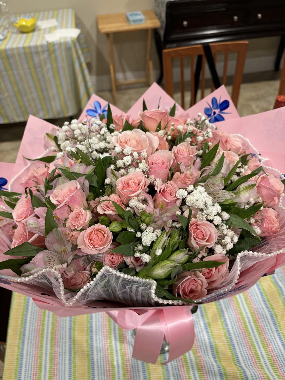 私の友人が私のために買った花