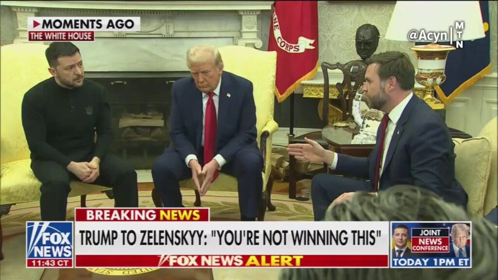 私は今、私の国にとても恥ずかしいです。トランプとヴァンスは神という言葉を話しますが、神の反対をします。ごめんなさい、ゼレンスキー大統領