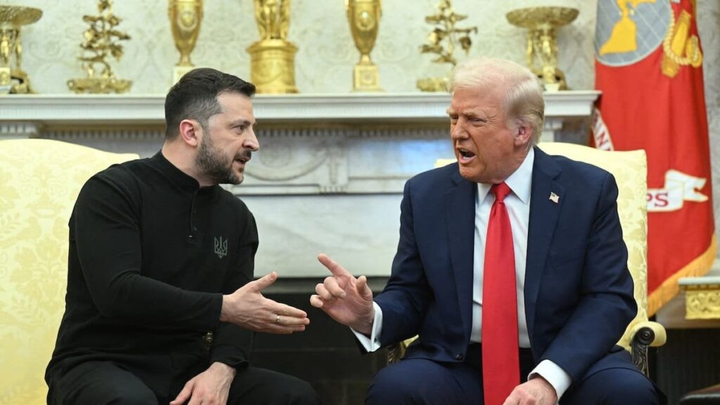 ドナルド・トランプは、ゼレンスキーがロシアと「妥協」をしなければならないと言います。 Zelenskyyは「殺人者との妥協はない」と答えます