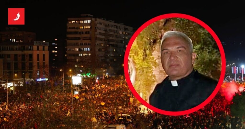 分割司祭：私たちはセルビア人の学生を支援する義務があります。嫌いな人は、彼らを扱わせてください