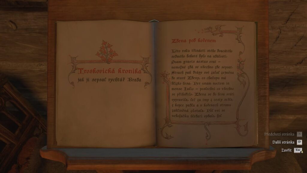 KCD2のルートの下のZdena