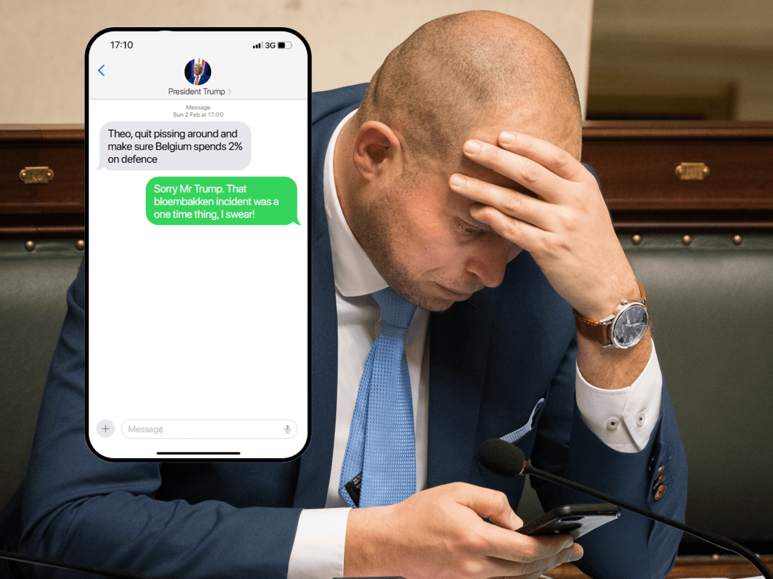 Theo Francken（N-VA）は防衛大臣になります