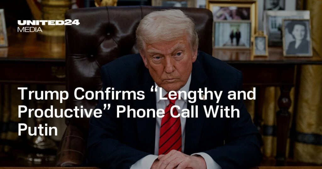 トランプは、プーチン大統領との「長く生産的な」電話を確認します