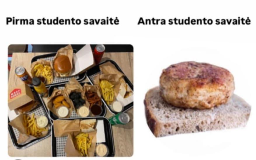 あなたがお金を持っていなかったとき、あなたはあなたの勉強中に何を食べましたか？