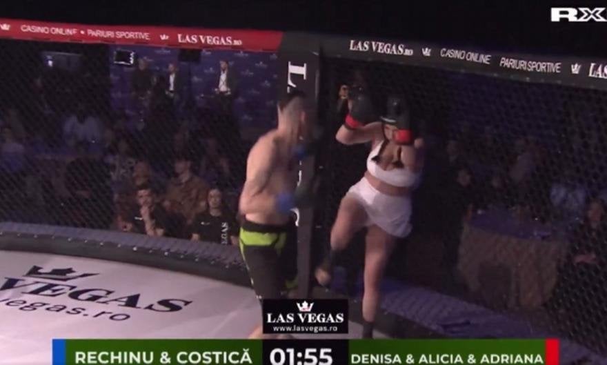 3つのモデルのみがファンだけが通常のレースでMMAファイターにbeatられました！