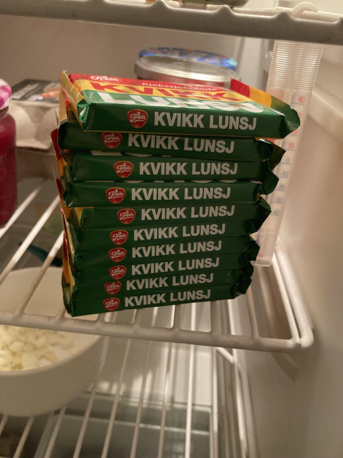 私の冷蔵庫（私はノルウェーから戻ってきたばかりです）