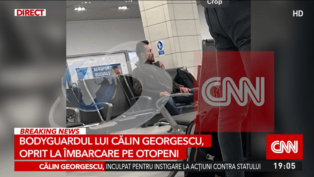カリン・ジョージュクのボディーガードであるユージン・セシラは、空港で停止し、聴聞会に連れて行かれました
