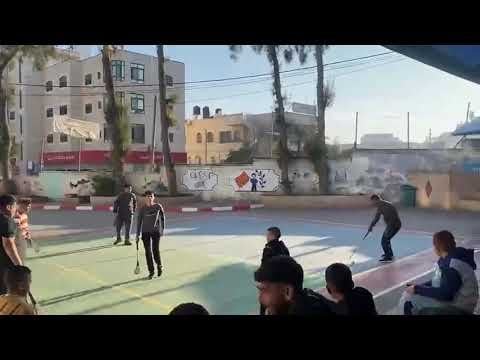パレスチナでのトレーニングをハーリング