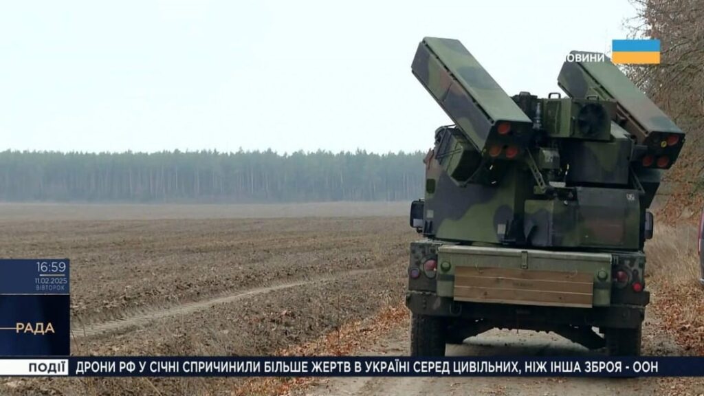US-Supplied Avenger防空（AN/TWQ-1）は、ウクライナ軍のハンビーにある自動促進地面ミサイルシステム、Kyiv Oblast。
