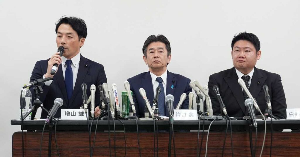 「間違ったこと報道されている」謝りながら恨み節 維新の３県議、冗舌にメディア批判