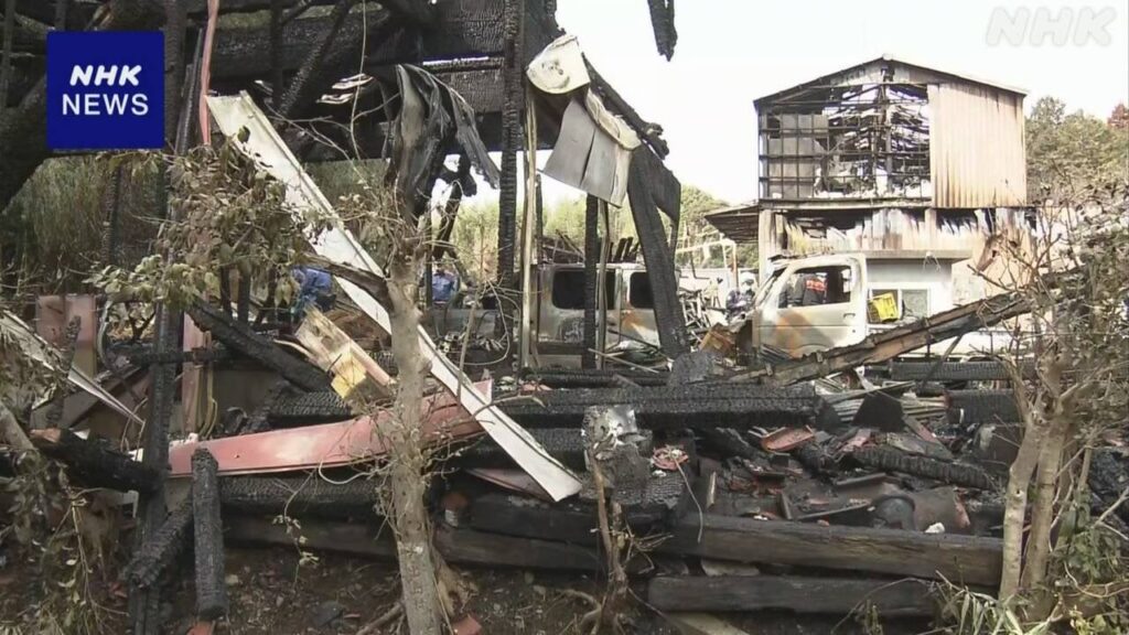 茨城と千葉 住宅火災相次ぐ 3人死亡 関東地方で空気の乾燥続く
