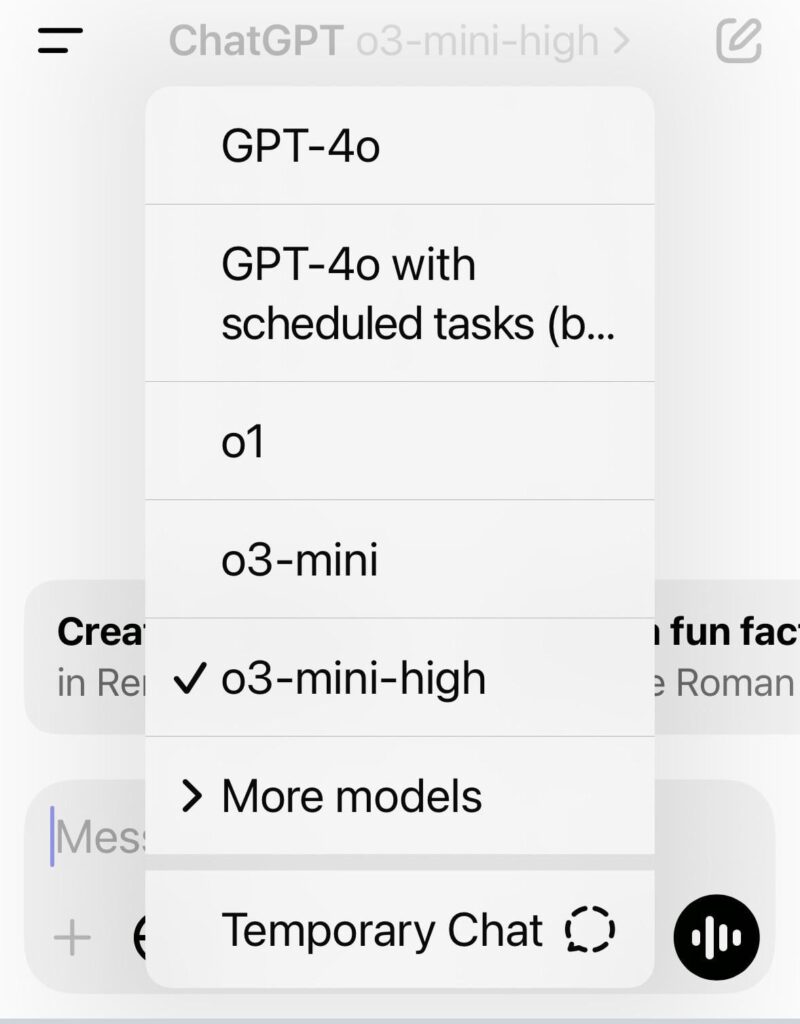 O3 ChatGPTモデルには、2つのバージョンが発表されました