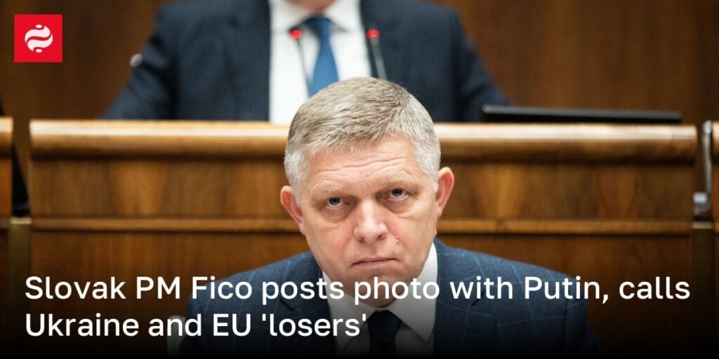 Slovak PM FICOはプーチンと一緒に写真を投稿し、ウクライナとEU「敗者」に電話します