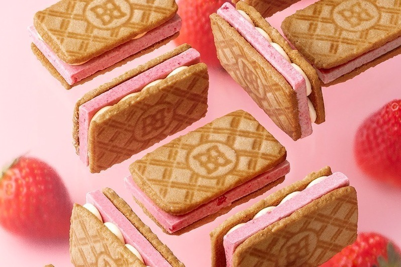 バターステイツ春限定“苺×とろけるバター”のクッキーサンド、甘酸っぱい厚切りショコラなど2層仕立て - Fashion Press