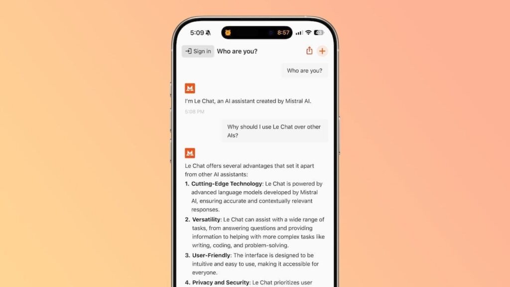 Mistral：ChatGptのヨーロッパの対戦相手は、新機能でアップグレードされています