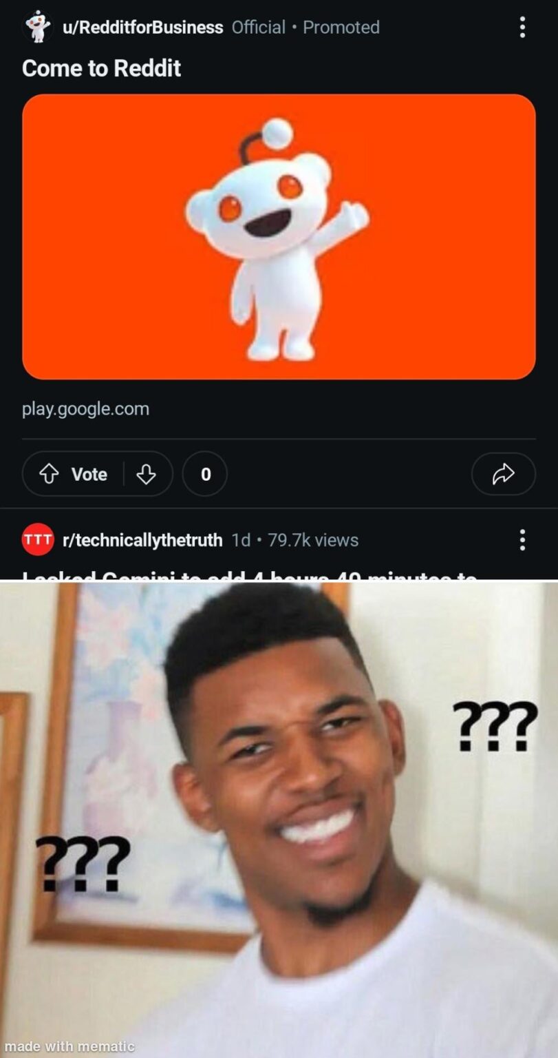 POV：Ko Na ReddituDobißReklamoZa Reddit。