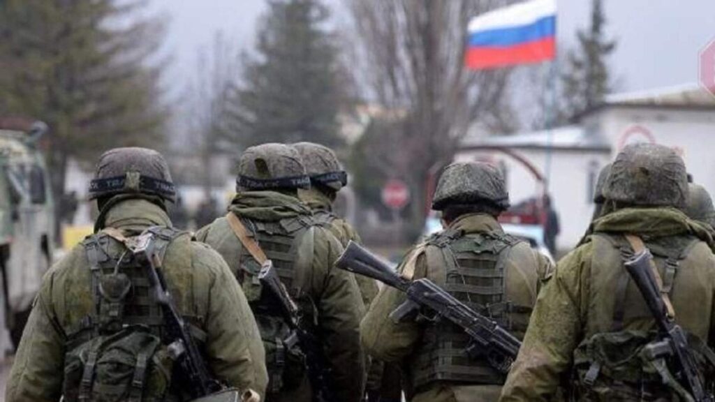 ロシアの兵士は占領されたザポリジャズで彼自身の司令官を殺します、と党派は言います
