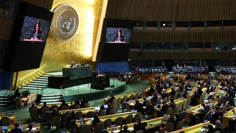 米国は、ウクライナ戦争のためにプーチンへの投票を拒否して、国連でロシア、北朝鮮、ベラルーシに加わります