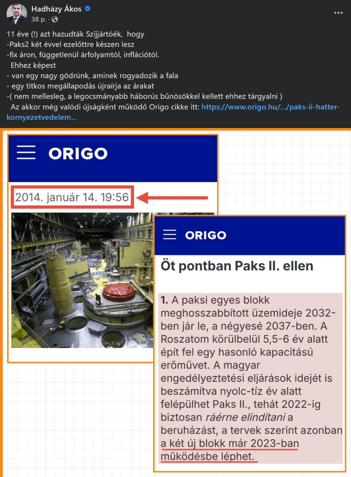 11年前（！）それはSzijjártóに嘘をついていました...