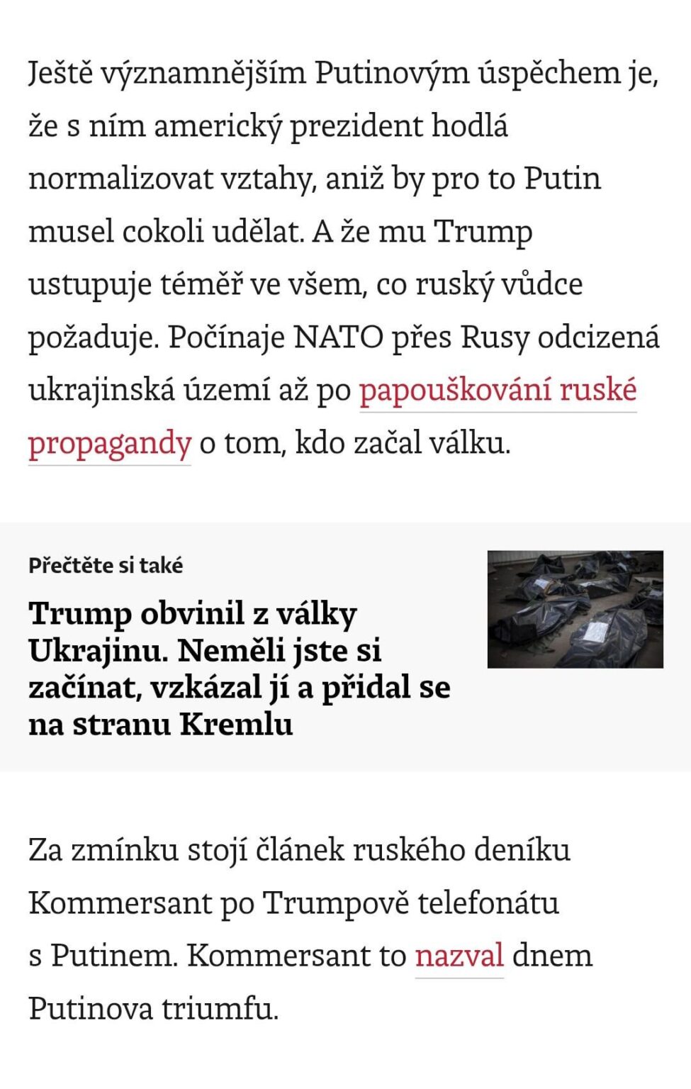 トランプは、プーチン大統領が要求するほとんどすべてのもので後退します。ロシアでは、彼は「プーチンの勝利」について祝い、書いています