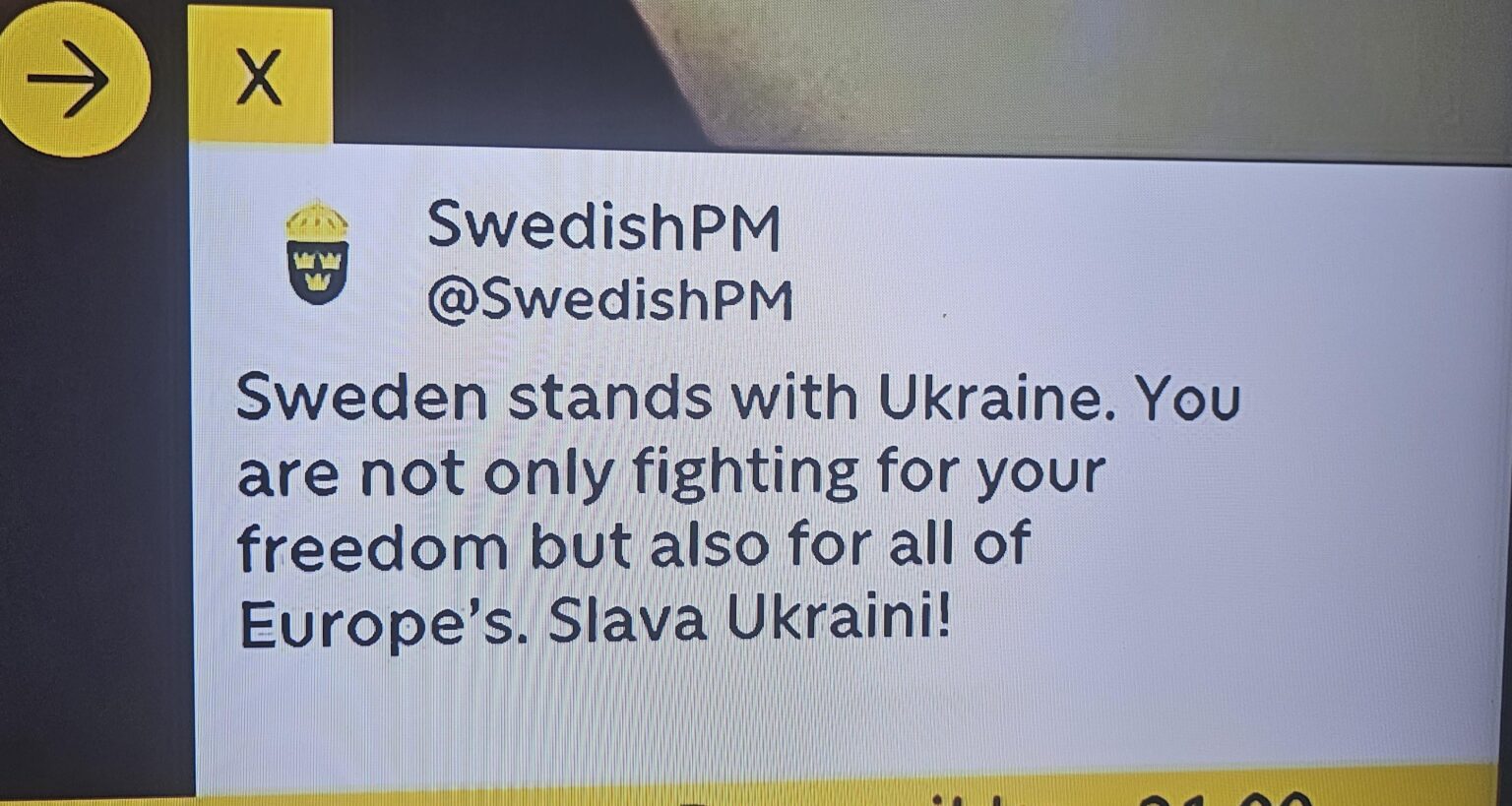 スウェーデン首相は、ホワイトハウスでの混oticとした会議の後、ウクライナへの支持をマークします。
