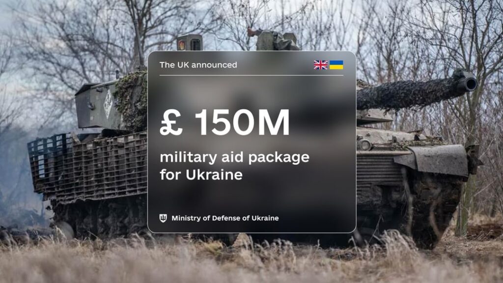 英国およびその他のヨーロッパ諸国は、新しい軍事援助を発表しました。 2025年2月