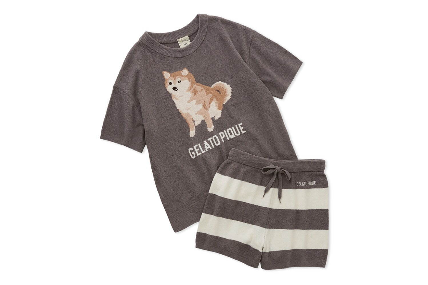 柴犬ジャガードプルオーバー＆ショートパンツ 13,970円