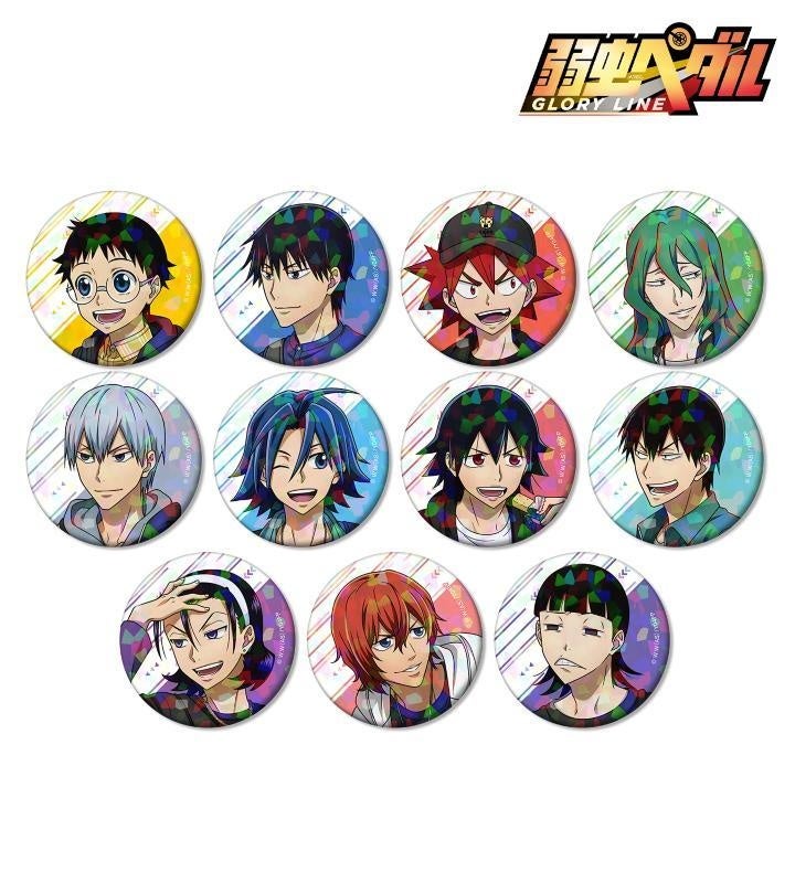 『弱虫ペダル GLORY LINE』の描き下ろし アウトドアver. トレーディングホログラム缶バッジなどの受注を開始！！アニメ・漫画のオリジナルグッズを販売する「AMNIBUS」にて