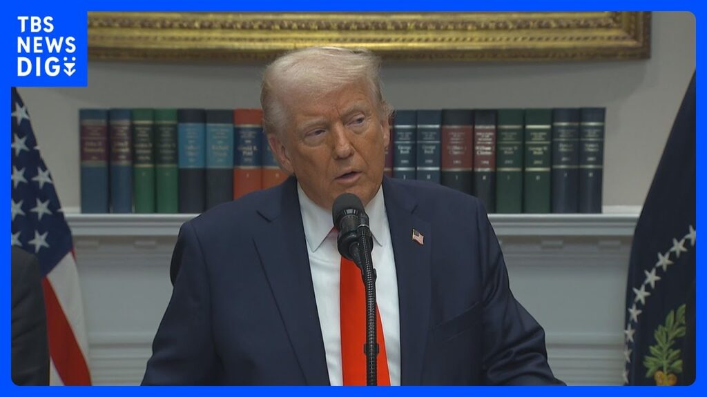 【速報】トランプ氏　カナダ・メキシコへの25%関税は予定通り 「交渉の余地はない」と発言｜TBS NEWS DIG