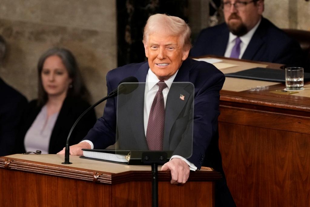 トランプが自画自賛の議会演説、関税政策ではあえて日本を名指しせず ウクライナ政策巡っては、国務長官のルビオが早くも不協和音の芽に？(1/4) | JBpress (ジェイビープレス)