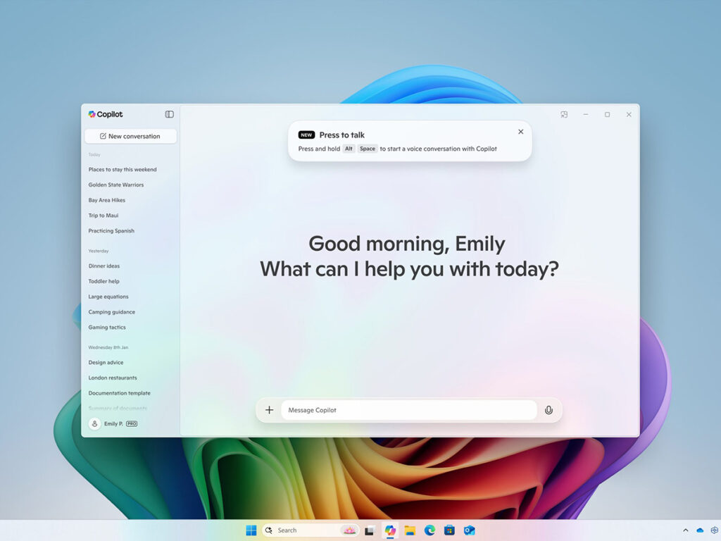 WindowsでAI「Copilot」と音声会話できる機能。Insider向けに展開開始 - PC Watch