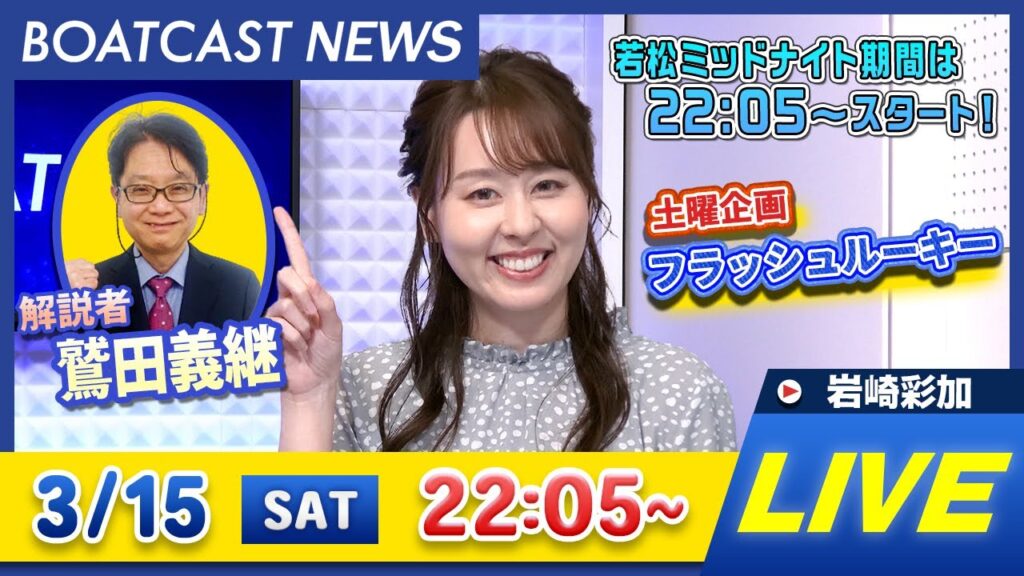 BOATCAST NEWS｜平和島G1・トーキョーベイカップ初日速報｜土曜企画 「フラッシュルーキー」