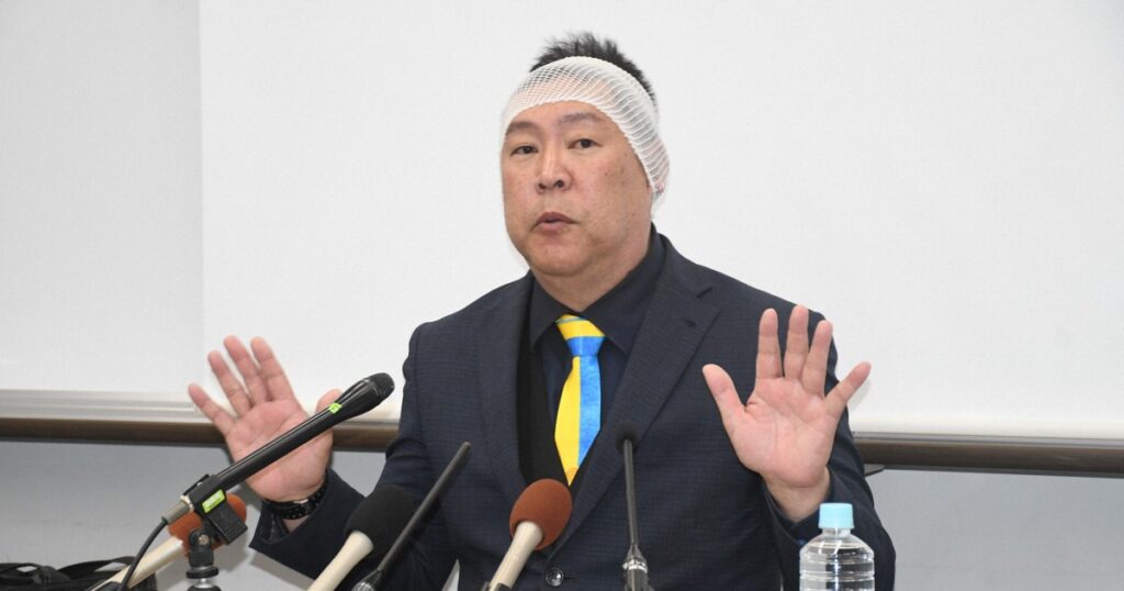 岸和田市長選に立花孝志氏が立候補を表明 「自らの当選目的とせず」 - 毎日新聞