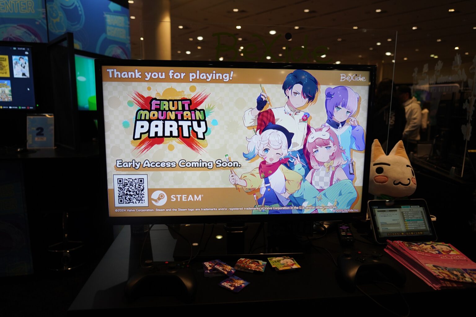 ［GDC 2025］中小ブースで賑わうEXPO会場をレポート。日本パビリオンではビサイドが“対戦型フルーツ盛りパズルゲーム”を出展 - 4Gamer.net