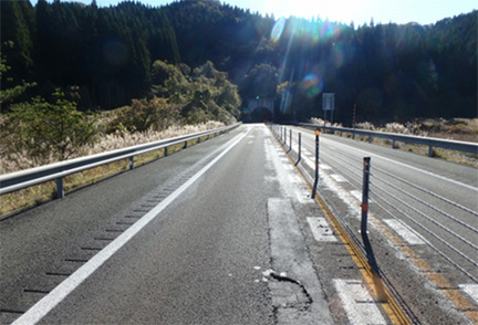 舗装損傷写真の写真