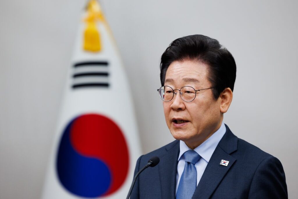 韓国の最大野党代表に控訴審で無罪判決、次期大統領選の有力候補 - Bloomberg