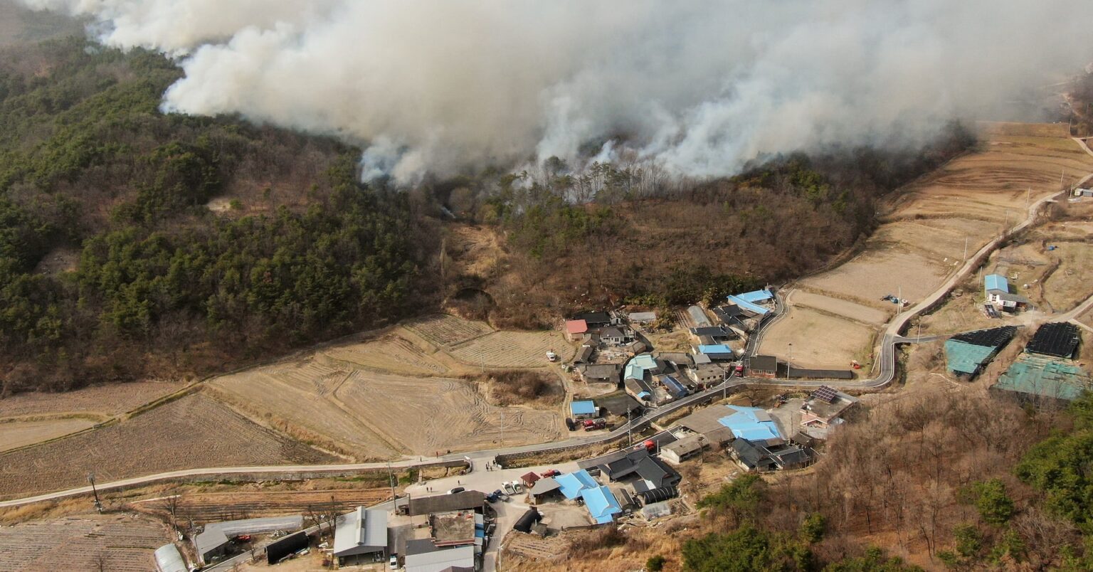 韓国史上最悪の山火事、7日目で鎮圧状態に | ロイター 韓国史上最悪の山火事、7日目で鎮圧状態に | ロイター