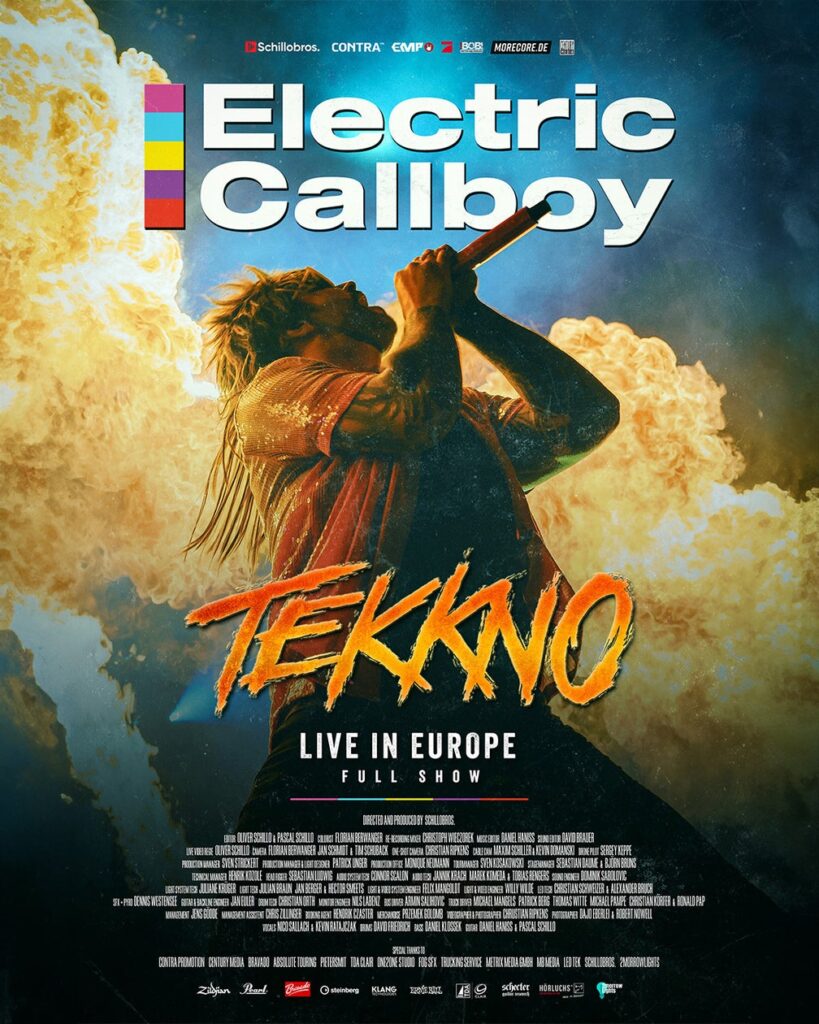 来日公演前にヨーロッパツアーを擬似体験!! 11.15 (金)& 16(土) 轟音スクリーン特別上映が決定!『エレクトリック・コールボーイ:TEKKNO-Live In Europe』 来日公演前にヨーロッパツアーを擬似体験!! 11.15 (金)& 16(土) 轟音スクリーン特別上映が決定!『エレクトリック・コールボーイ:TEKKNO-Live In Europe』